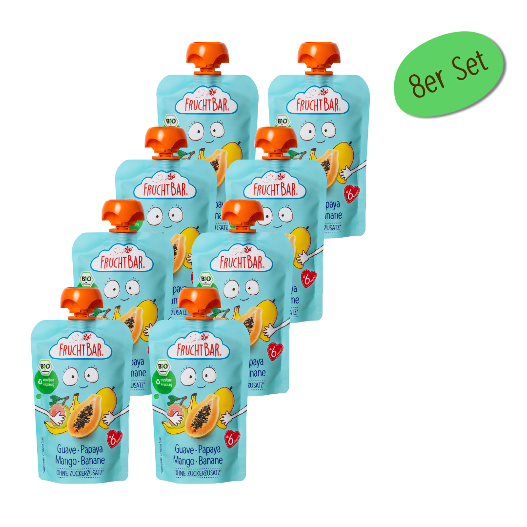 Bio Quetschie Guave, Papaya, Mango, Banane