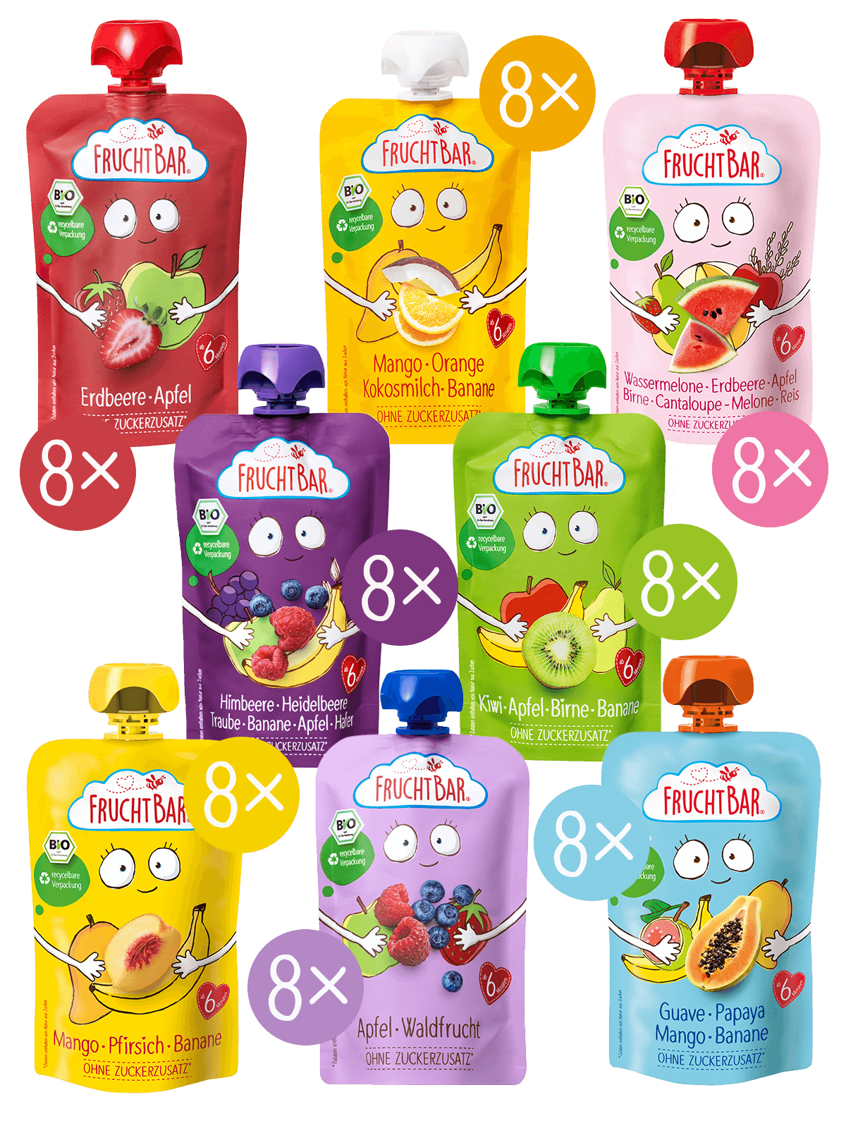 Bio Quetschie Sommer Set - Mini