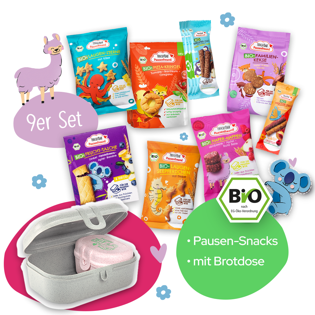 Pausenfreund Paket mit Snack Box Set