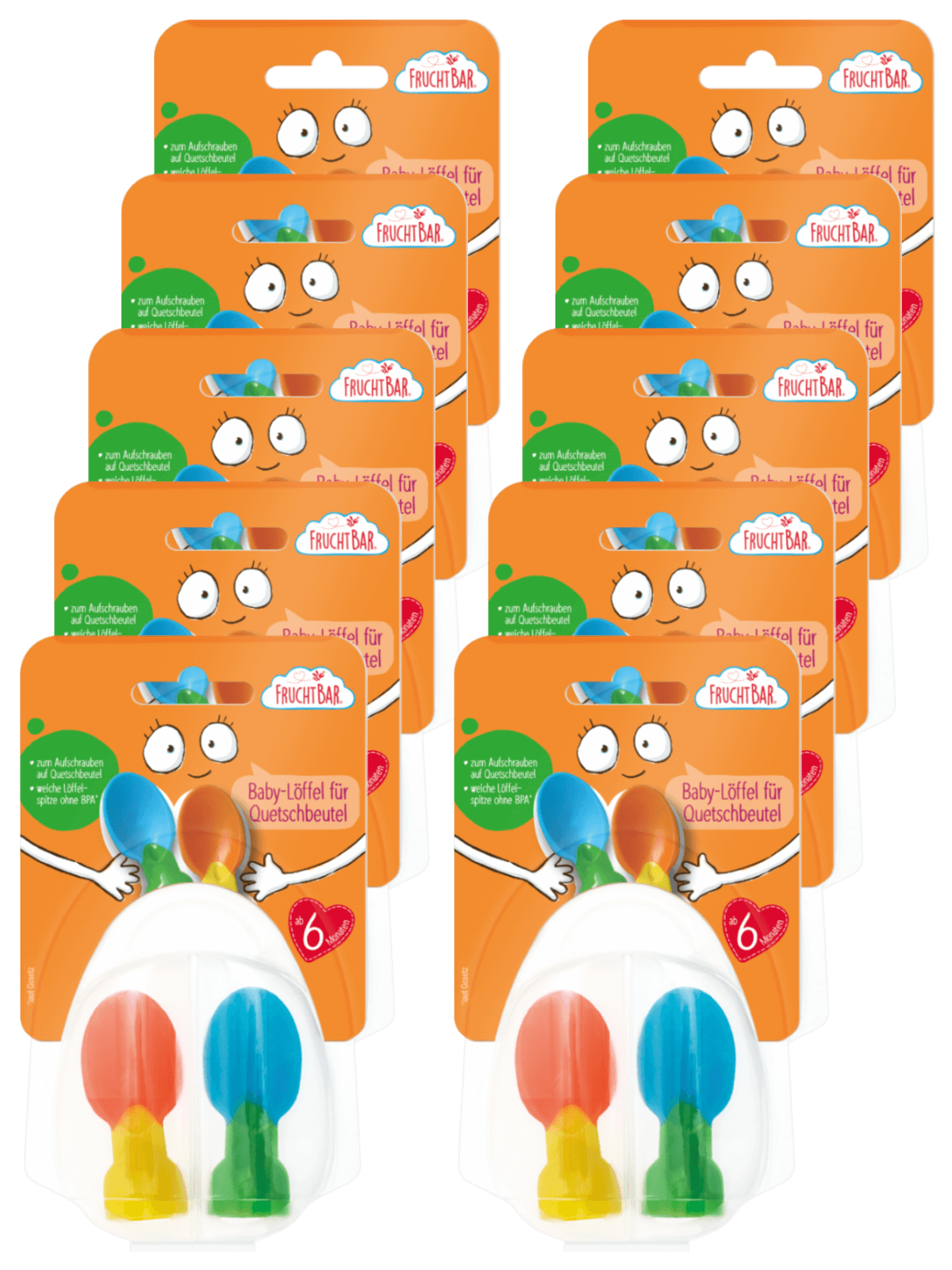 Quetschie Babylöffel 10er Set Quetschie Babylöffel