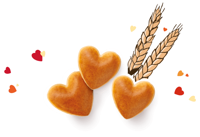 Bio Laugen Herzen mit Dinkel