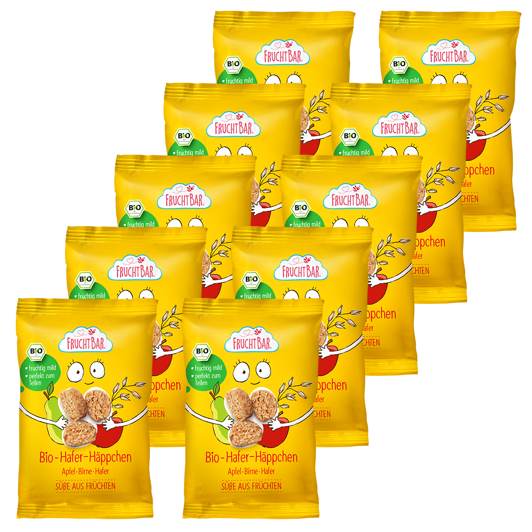 Bio Hafer Häppchen Apfel, Birne, Hafer