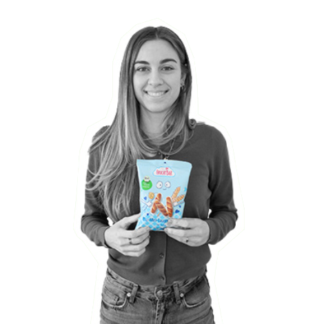 Leonie mit Laugenstangen