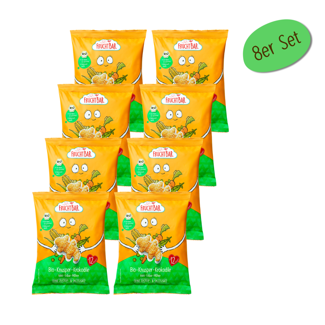 Bio Knusper Krokodile 8er Set Bio Knusper Krokodile