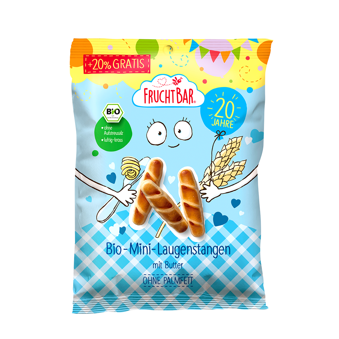 Bio Mini Laugenstangen mit Butter - Jubiläum