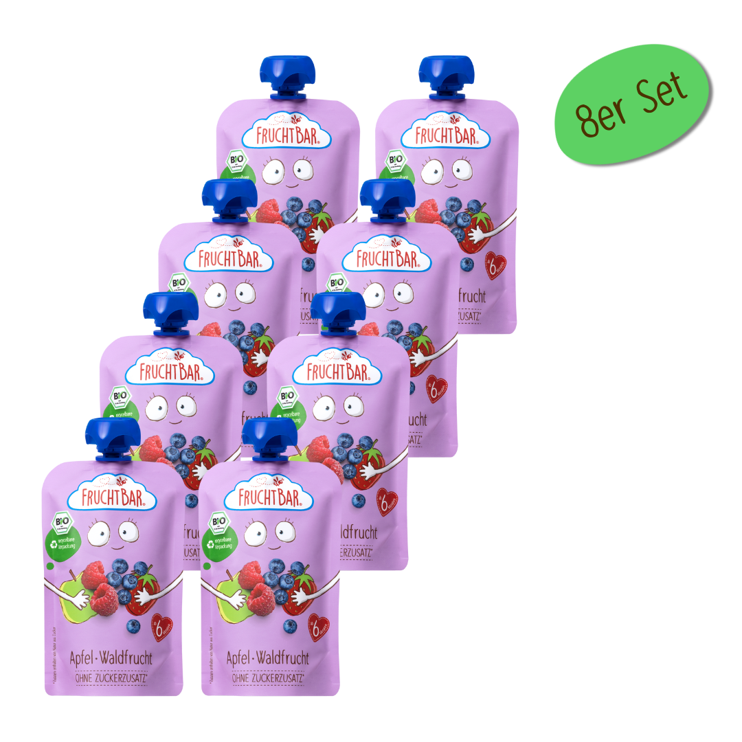 Bio Quetschie Apfel, Waldfrucht