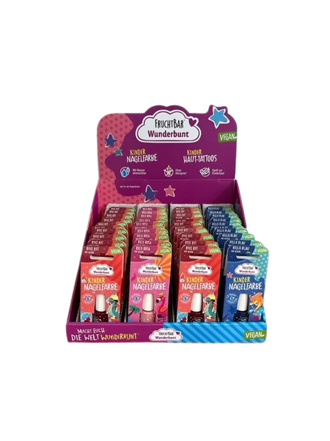 FruchtBar Wunderbunt Thekendisplay Nagelfarben  FruchtBar Wunderbunt Thekendisplay Nagelfarben